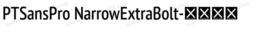 PTSansPro NarrowExtraBolt字体转换